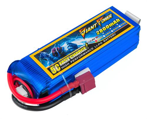 DLC-3S2800C-T Giant Power Li-Pol 2800mAh 11.1V 3S 25C 28x35x104мм T-Plug